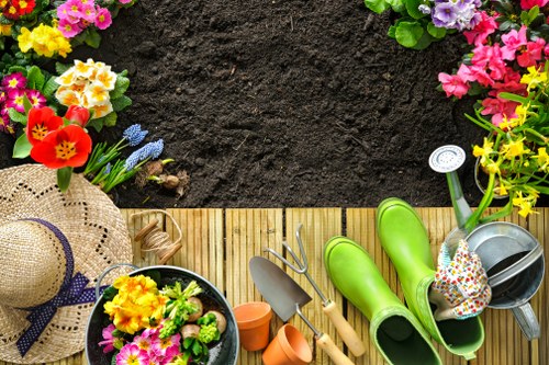 Seasonal lawn care in Church End improving grass health